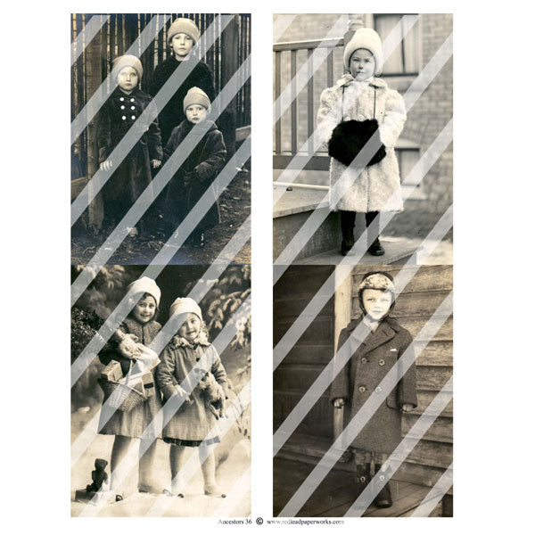 Ancestors 36 Collage Sheet