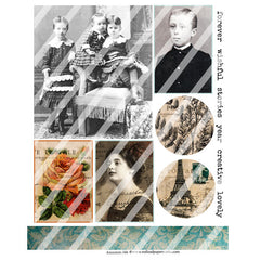 Ancestors 146 Collage Sheet
