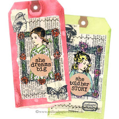 Mixed Media Vintage Style Tags