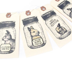 Mason Jar Rubber Stamp