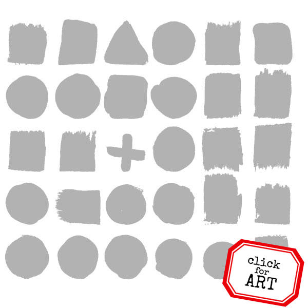Artisan Elements Two 6" x 6" Stencil