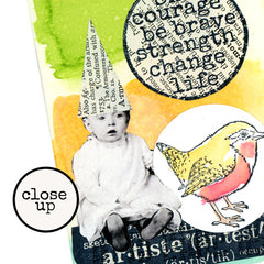 Mixed Media Artist Cling Mount Rubber Stamps