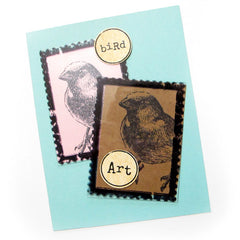 Belinda Bird Rubber Stamp