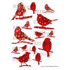 Collage Sheet Bird 48