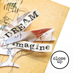 Dream Wood Mounted Rubber Stamp