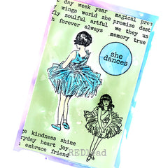 Ballerina Cling Mount Rubber Stamp for all Artists Crafters Makers