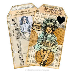 Carolyn Girl Rubber Stamp