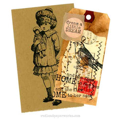 Maddie Girl Rubber Stamp