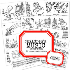 Children's Music Paper Pack