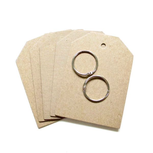 Short Chipboard Tag Book
