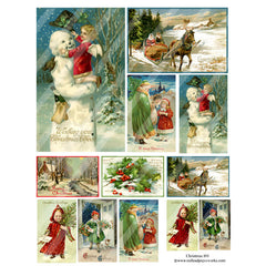 Christmas Collage Sheet 8