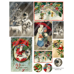 Christmas Collage Sheet 109