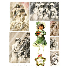 Christmas Collage Sheet 120