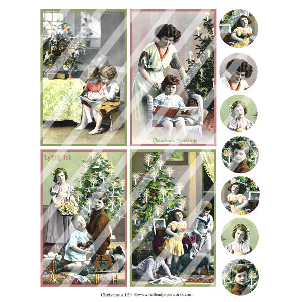Christmas 129 Collage Sheet