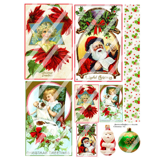 Christmas 142 Collage Sheet