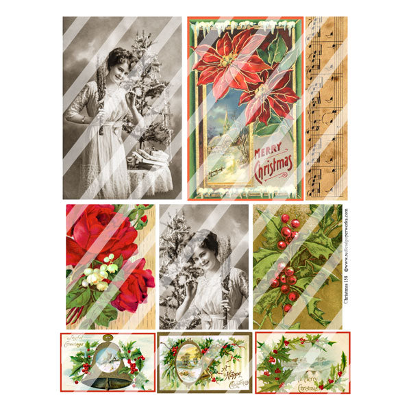 Christmas 158 Collage Sheet