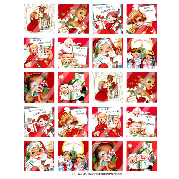 Christmas Collage Sheet 15