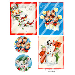 Christmas 164 Collage Sheet