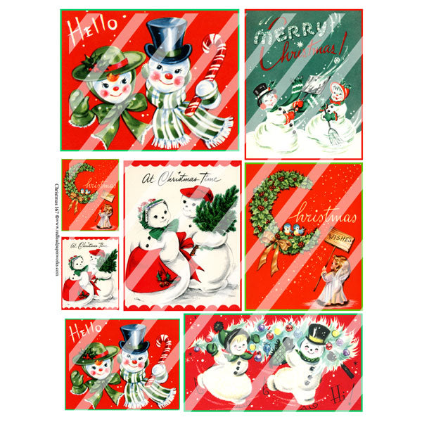 Christmas 167 Collage Sheet
