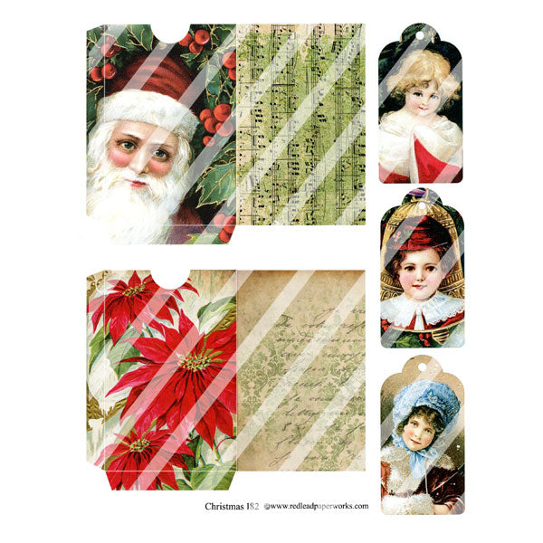 Christmas 182 Collage Sheet