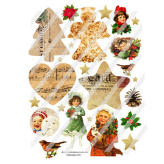 Christmas 183 Collage Sheet