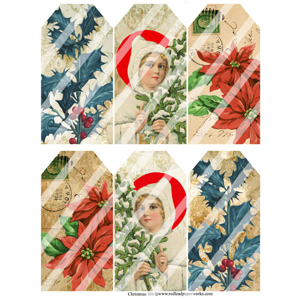 Christmas 186 Collage Sheets