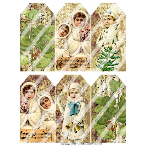 Christmas 187 Collage Sheet