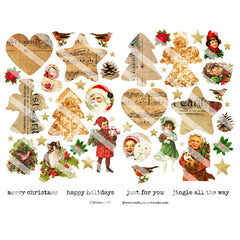 Christmas 195 Collage Sheet