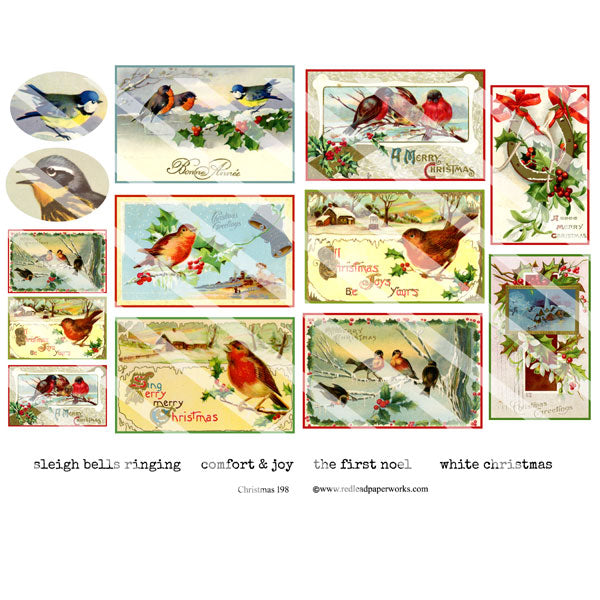 Christmas 198 Collage Sheet