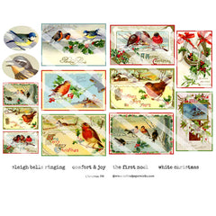 Christmas 198 Collage Sheet