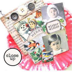 6 Chipboard Photo Slide Mount Collection