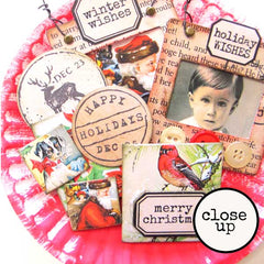6 Chipboard Photo Slide Mount Collection