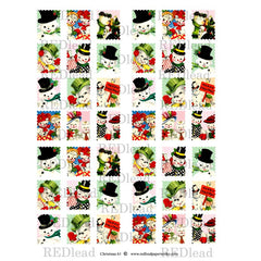 Christmas Collage Sheet  61  Postage