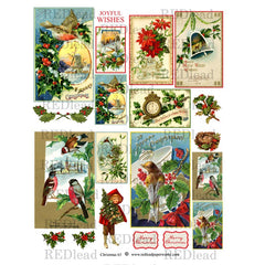 Christmas Collage Sheet #63