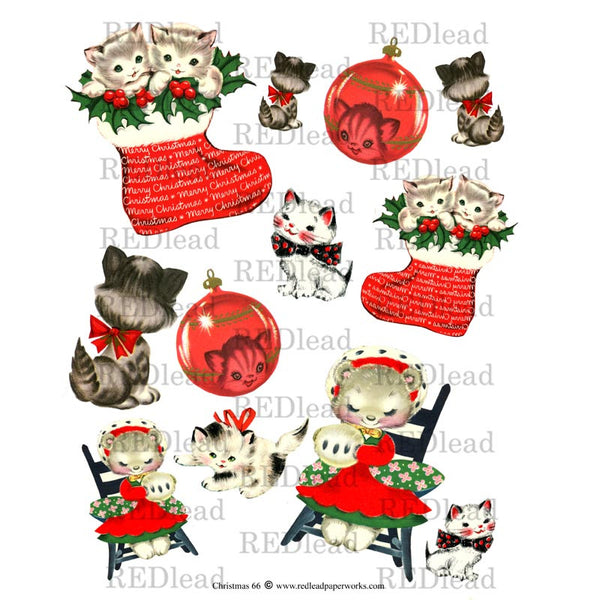 Christmas Collage Sheet 66