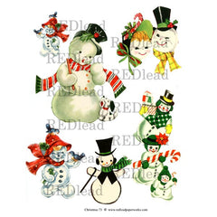 Christmas Collage Sheet 73