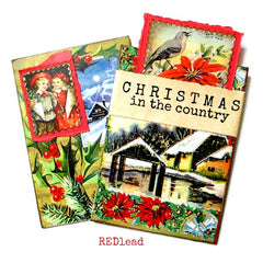 Christmas Artist Trading Cards Collage Sheet