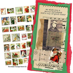 We Wish You A Merry Christmas Wood Mount Rubber Stamp