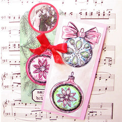 Christmas Ornaments Rubber Stamps