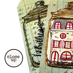 There is No Place Like Home Rubber Stamp
