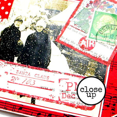 Christmas Postage Rubber Stamps