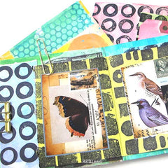 Red Lead Cling Mount Art Journal Rubber Stamps