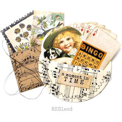 A Moment in Time Wood Mount Rubber Stamp