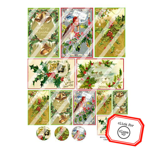 Christmas 162 Collage Sheet