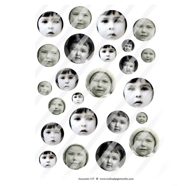 Ancestors 115 Collage Sheet