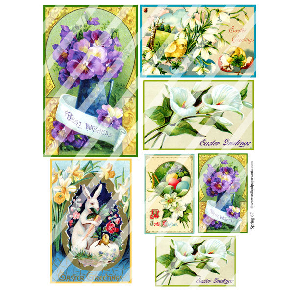 Spring 67 Collage Sheet