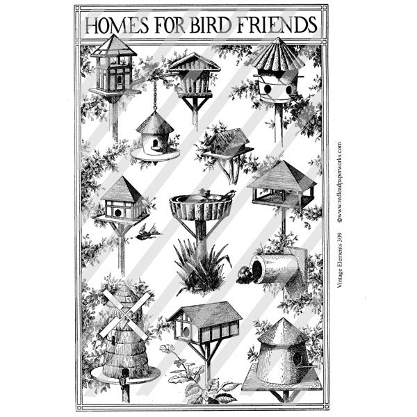 Vintage Elements 309 Collage Sheet