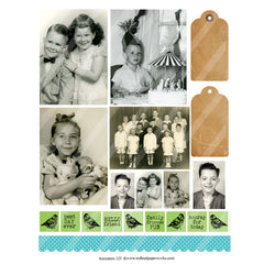 Ancestors 125 Collage Sheet