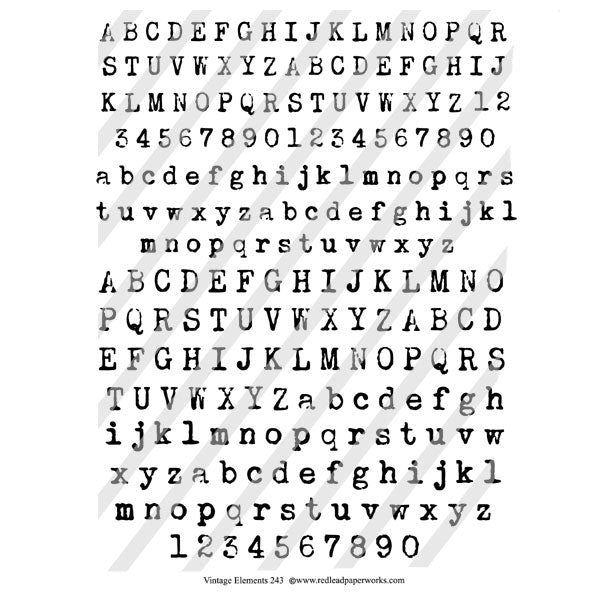 Vintage Elements 243 Collage Sheet