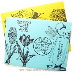 Flower Rubber STamps